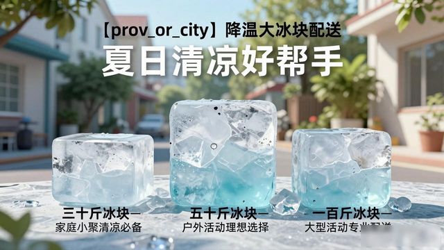 昆明降温大冰块配送 夏日清凉好帮手